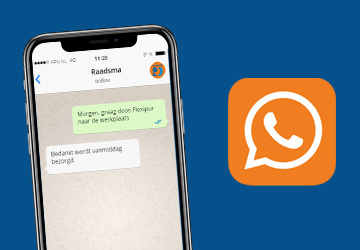 Nu ook via WhatsApp bereikbaar