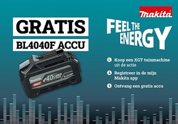 Feel the Energy: Gratis XGT BL4040F accu